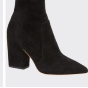 Loeffler Randall Isla-ss Black Suede Bootie